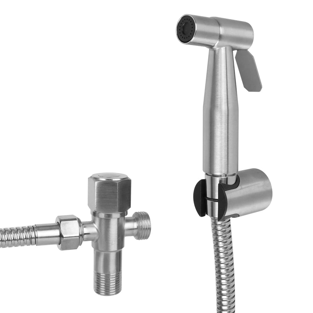 Bidet sprayer set For toilet Handheld For Bathroom hand sprayer self cleaning Hand Bidet faucet Stainless Steel shower head