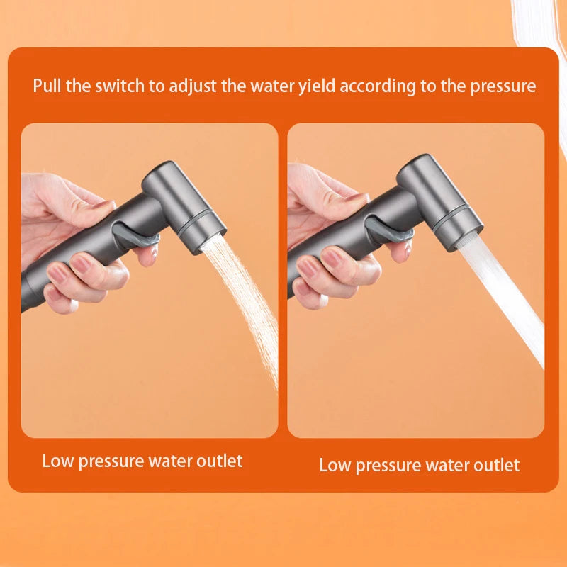 Hygienic Shower for Bathroom Toilet Bidet Shower Head Double Outlet Angle Valve of Bathroom Accessories Bidet Toilet Seat