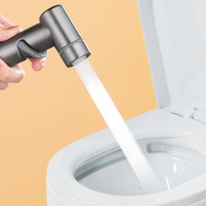 Hygienic Shower for Bathroom Toilet Bidet Shower Head Double Outlet Angle Valve of Bathroom Accessories Bidet Toilet Seat