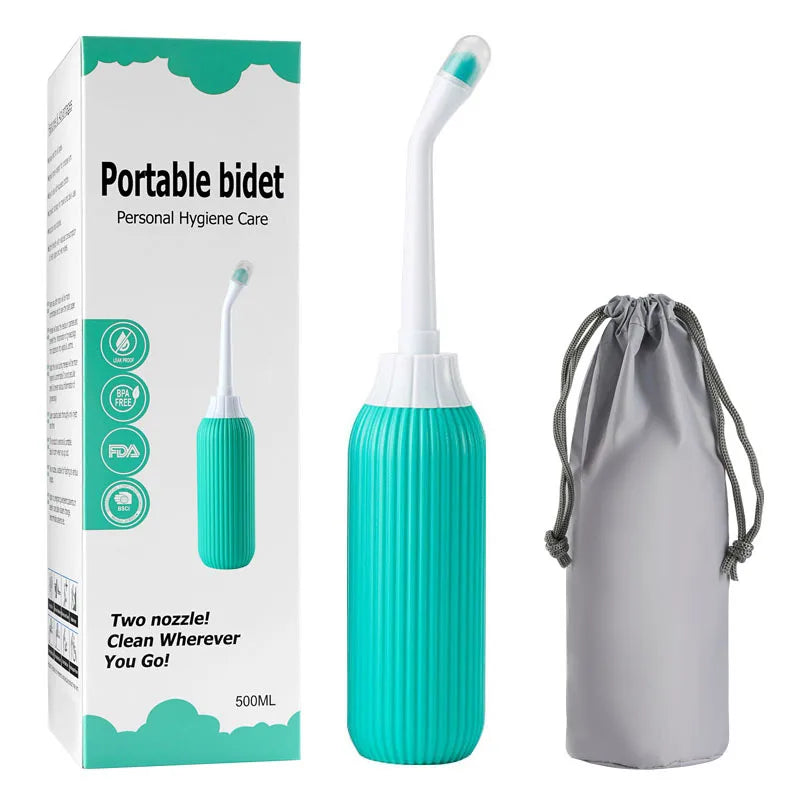 500ml Portable Bidet Spray Handheld Travel Bidet for Pregnant Women Baby Cleansing Water Washer Bottle Baby Showers Mom Bottle