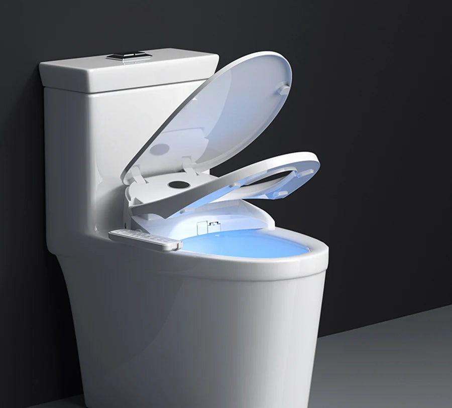 EcoFresh Round shape Smart toilet seat Electric Bidet cover intelligent bidet heat clean dry Massage care for child woman