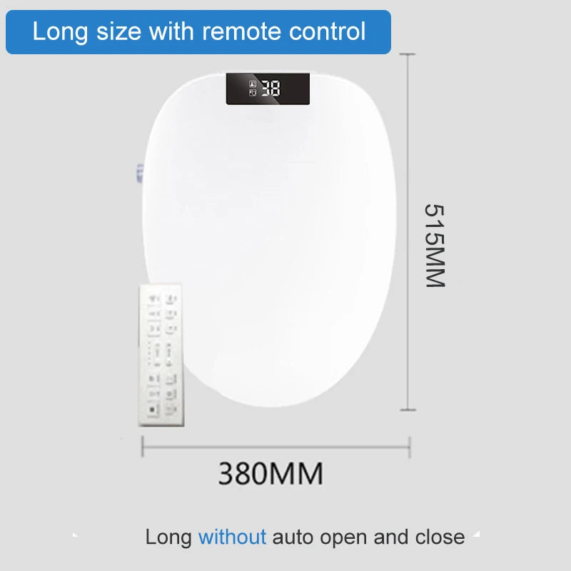 EcoFresh Round shape Smart toilet seat Electric Bidet cover intelligent bidet heat clean dry Massage care for child woman