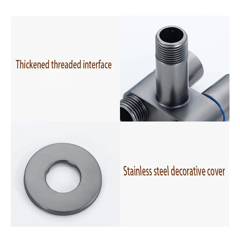 Hygienic Shower for Bathroom Toilet Bidet Shower Head Double Outlet Angle Valve of Bathroom Accessories Bidet Toilet Seat