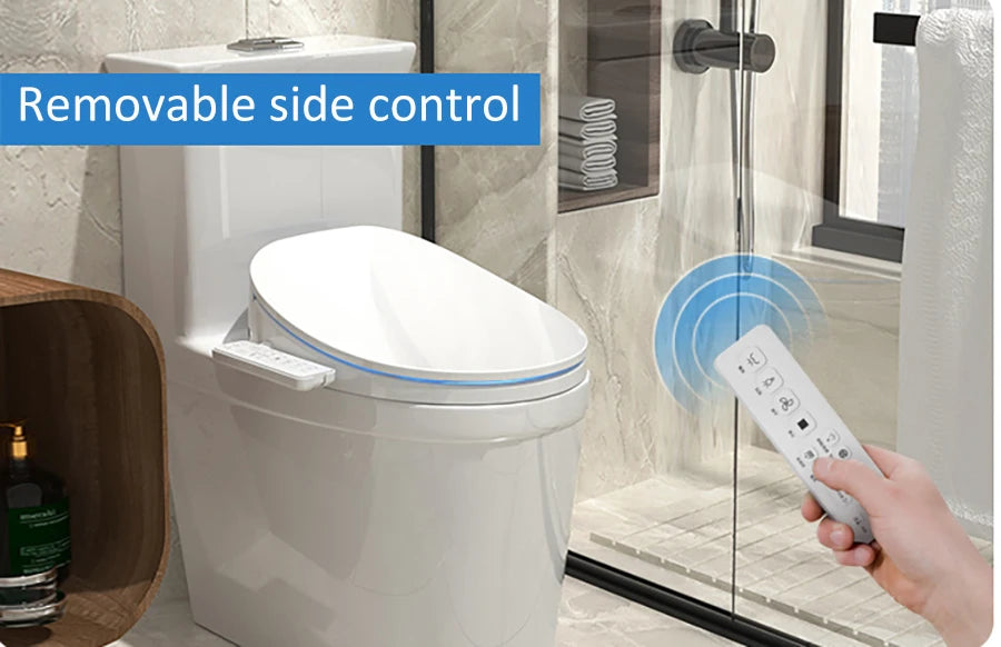 EcoFresh Round shape Smart toilet seat Electric Bidet cover intelligent bidet heat clean dry Massage care for child woman