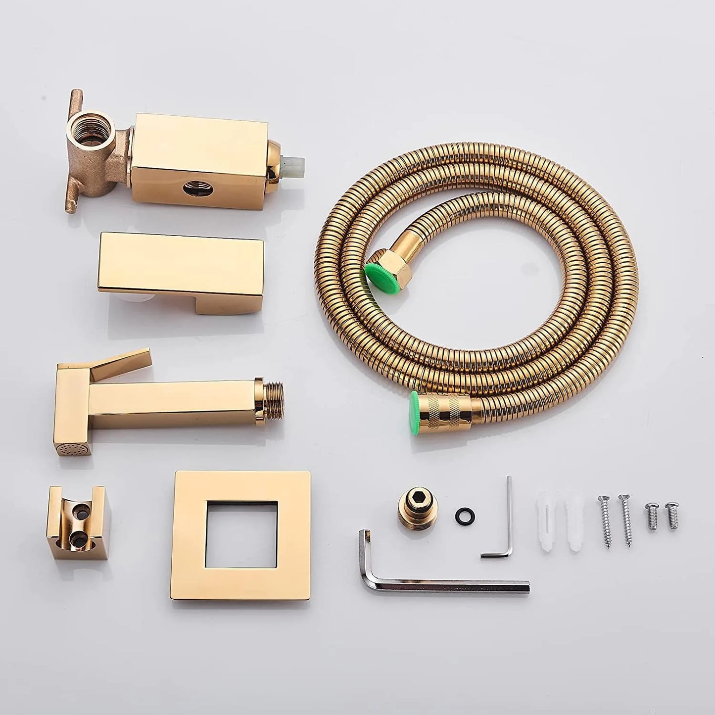 Brass Bidet Faucet Single Cold Water Tap Handheld Bidet Spray Shower Set Toilet Shattaf Sprayer Douche Hygienic Shower Black