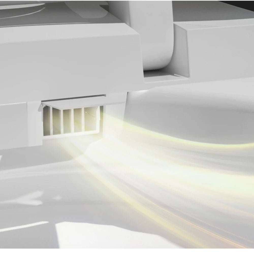 Unique Smart Toilet with Built In Bidet, Intelligent One Piece Toilet For Modern Bathroom, Auto Open/Close Seat, Foot Sensor