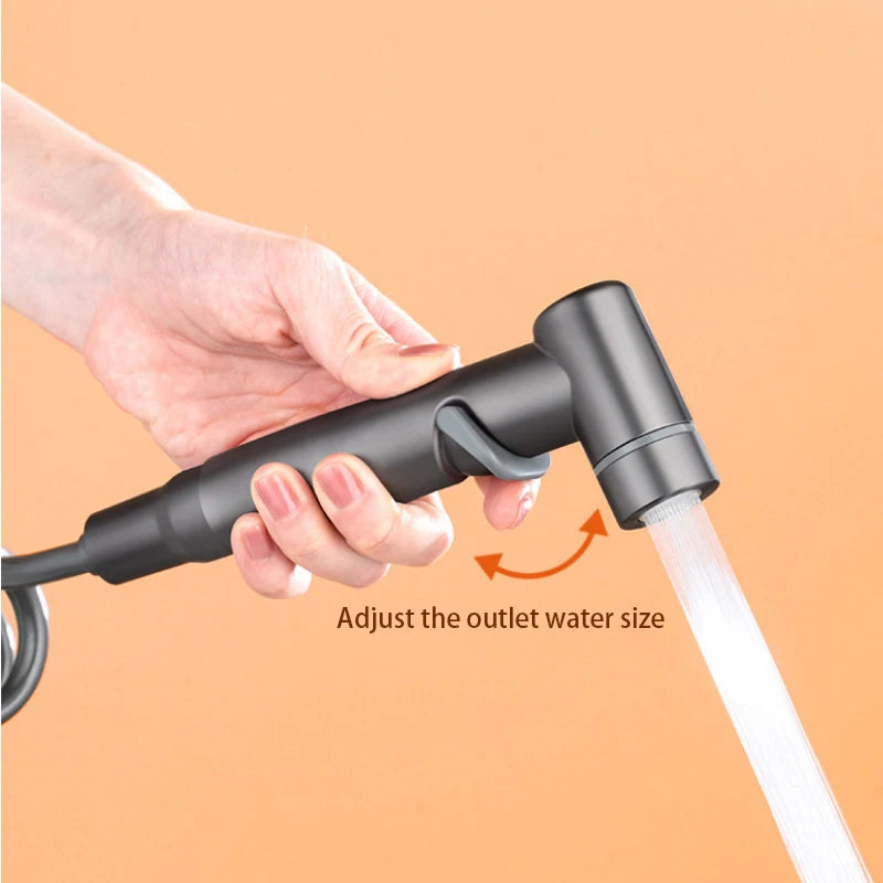 Hygienic Shower for Bathroom Toilet Bidet Shower Head Double Outlet Angle Valve of Bathroom Accessories Bidet Toilet Seat
