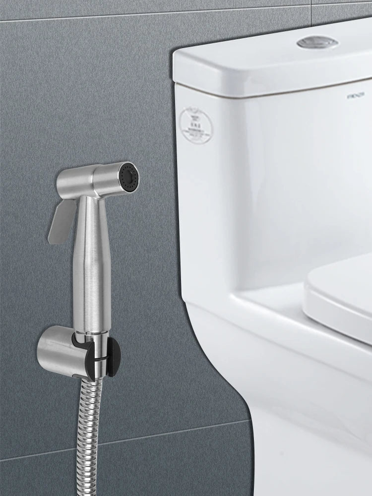 Bidet sprayer set For toilet Handheld For Bathroom hand sprayer self cleaning Hand Bidet faucet Stainless Steel shower head