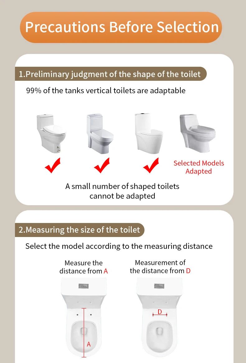Smart bathroom toilet seat with remote control, heated seat, slow closing, drying, warm water, night light, WC smart sensor seat