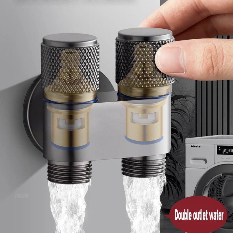 Handheld Toilet Bidet Faucet Rain Sprayer Stainless Steel Dual Button Bidet Sprayer Set Handheld Sprayer Shower Self-Cleaning