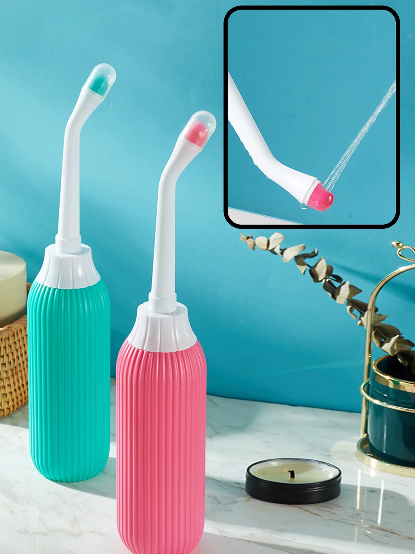 500ml Portable Bidet Spray Handheld Travel Bidet for Pregnant Women Baby Cleansing Water Washer Bottle Baby Showers Mom Bottle