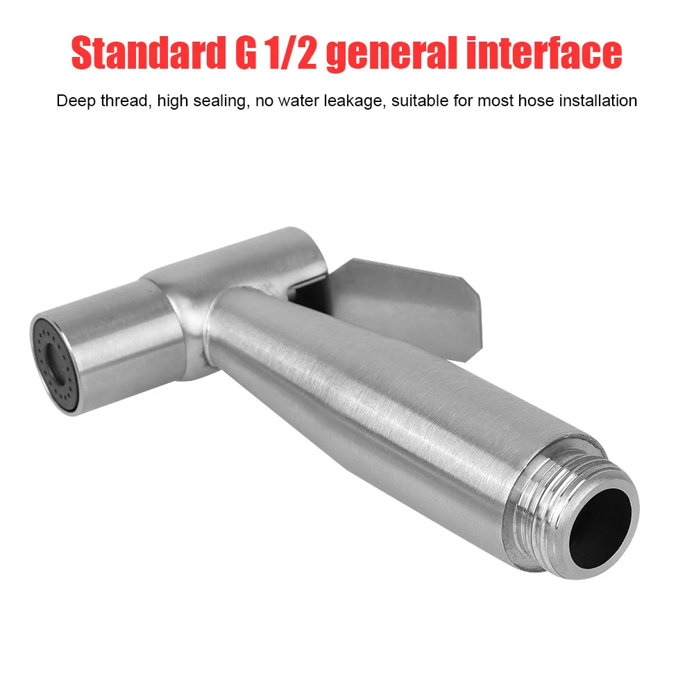 Bidet sprayer set For toilet Handheld For Bathroom hand sprayer self cleaning Hand Bidet faucet Stainless Steel shower head
