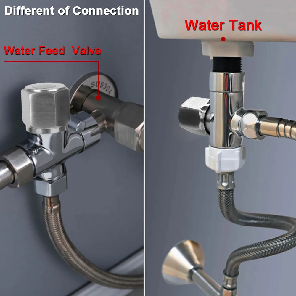 Bidet sprayer set For toilet Handheld For Bathroom hand sprayer self cleaning Hand Bidet faucet Stainless Steel shower head