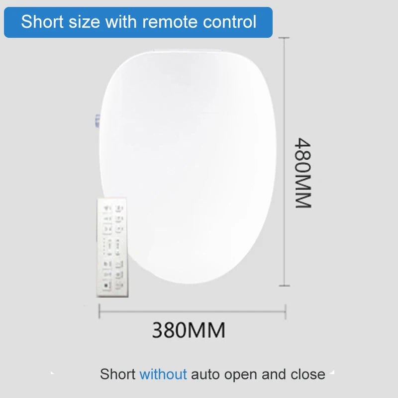 EcoFresh Round shape Smart toilet seat Electric Bidet cover intelligent bidet heat clean dry Massage care for child woman